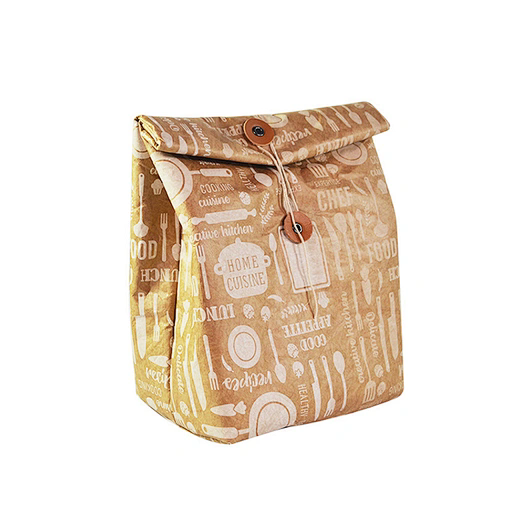  秋季定制全印杜邦纸午餐手包